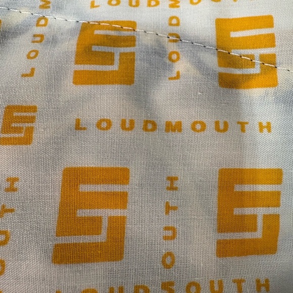 LOUDMOUTH Mikes Hard Lemonade Chino Shorts Size 36 - Picture 9 of 9